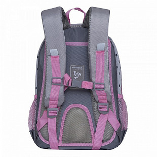 Рюкзак школьный GRIZZLY RG-162-1 /3 grey/light grey