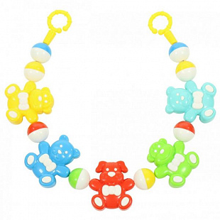 Погремушка-подвеска Полесье Забавные зверята 66см 71590