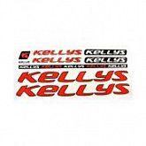 Комплект наклеек Kellys red