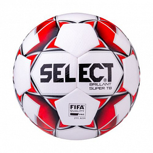 Мяч футбольный Select Brillant Super Tb Fifa №5 White/Red/Grey