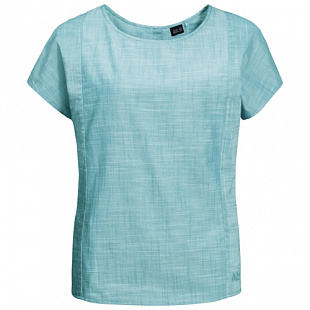 Рубашка женская Jack Wolfskin Emerald Lake Top W aqua