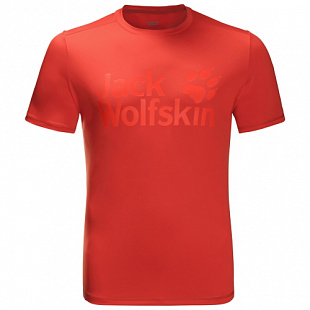 Майка мужская Jack Wolfskin Sierra T M lava red