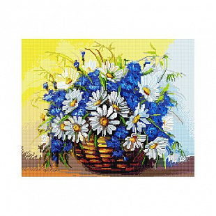 Алмазная вышивка Picasso "Корзинка с ромашками" PD4050055