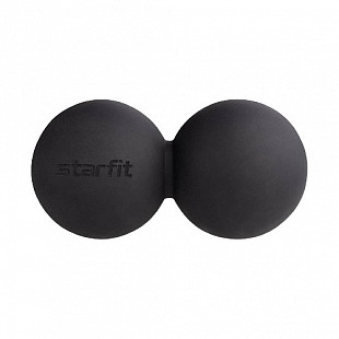 Мяч для МФР двойной Starfit RB-102 6 см black