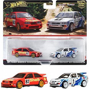 Набор машинок Hot Wheels '93 Ford Escort RS Cosworth & '87 Ford Sierra Cosworth (HBL96 HRR73)