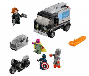 Конструктор LEGO Городская погоня на Квинджете Мстителей 76032