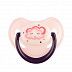 Пустышка Canpol babies Night Dreams Силиконовая Ортодонтическая 6-18 мес. (22/501) pink