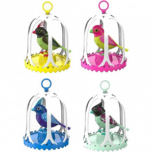 Игрушка DigiFriends Птичка с большой клеткой и кольцом 88295s