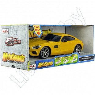 Масштабная модель автомобиля Maisto 1:24 Mercedes-Benz AMG GT (81722) yellow