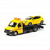 Масштабная модель автомобиля Bburago Street Fire Эвакуатор и Alfa Romeo MiTo 1:43 (18-31400) Black/Yellow