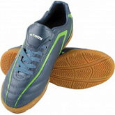 Бутсы футбольные Atemi Indoor gray/green SD500