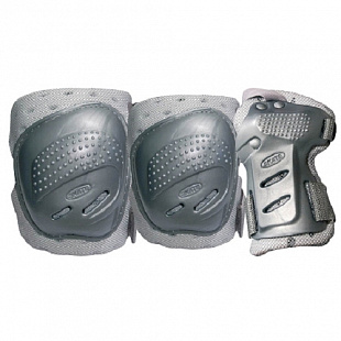 Комплект защиты для роликовых коньков Tempish Cool Max silver