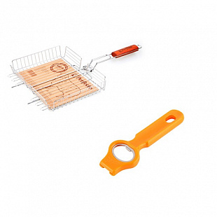 Решетка-гриль Perfecto Linea 320x250 мм + Открывалка для бутылок 47-001010/6