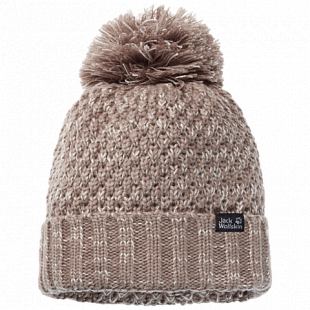 Шапка женская Jack Wolfskin Highloft Knit Cap Women clay