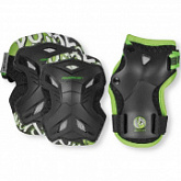 Комплект защиты для роликовых коньков Powerslide Kids Pro Robot 906013 green