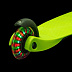 Самокат-кикборд Novatrack Disco-kids Black/Green 120H.DISCOKIDS.BGN7