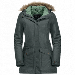 Куртка женская Jack Wolfskin Coastal Range Parka greenish grey