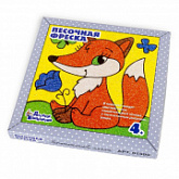 Песочная фреска Десятое Королевство Мечтательный лисенок 01999