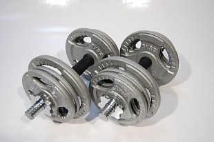 Набор гантелей металлических Хаммертон Atlas Sport 2x11,5 кг