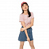 Футболка женская Jack Wolfskin Nata River Shortsleeve W blush pink stripes
