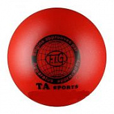Мяч для художественной гимнастики Indigo d15 300 гр с блестками red