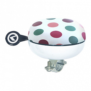Велозвонок Kellys Bell 80 Цветной горох white