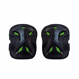 Комплект защиты для роликовых коньков RGX 115 black/green