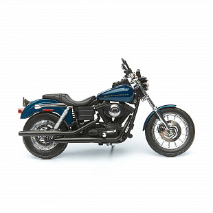 Масштабная модель мотоцикла Maisto 1:12 Харлей Дэвидсон 2004 Dyna Super Glide Sport (32320) dark blue/black