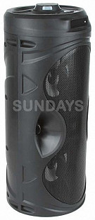 Колонка Eltronic Bluetooth/USB/MicroSD/FM/LED/дисплей RS8879(bl)  red \ black