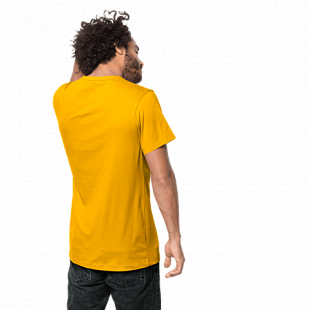 Футболка мужская Jack Wolfskin 365 T M burly yellow XT