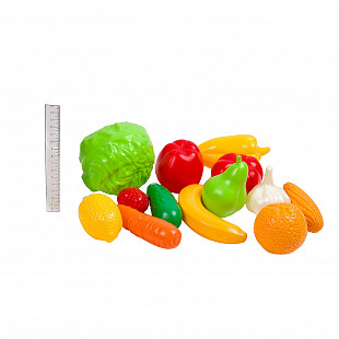 Набор "Фрукты, овощи" 437 (13 предметов в сетке)