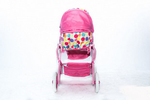 Коляска для кукол RT 753 light pink