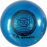 Мяч для художественной гимнастики 19 см Blue RGB-102