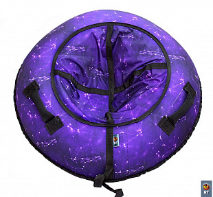 Тюбинг RT Созвездие 105 см + автокамера purple