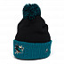 Шапка Atributika&Club NHL San Jose Sharks 59259 black/turquoise