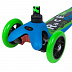 Самокат-кикборд Novatrack Disco-kids Дизайн-машинки 120H.DISCOKIDS.GBL8