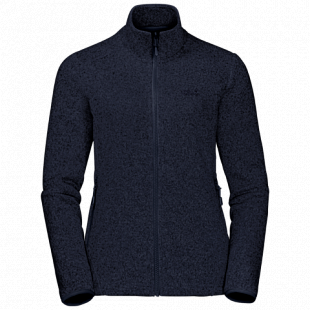 Джемпер женский Jack Wolfskin Caribou Track Jacket W midnight blue