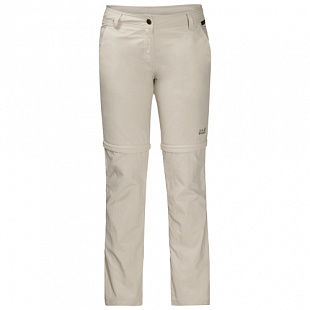 Брюки с молнией женские Jack Wolfskin Marrakech Zip Off Pants light sand