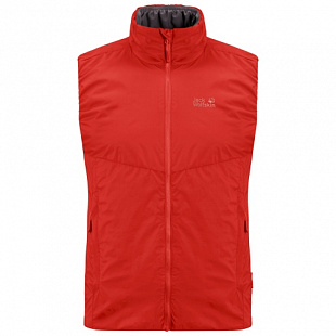 Ветрозащитный утепленный жилет мужской Jack Wolfskin Opouri Peak Vest M lava red