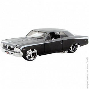 Масштабная модель автомобиля Maisto 1:24 Шевроле Шевель SS 396 1966 (31333) black