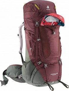Рюкзак Deuter Aircontact Pro 65+15 SL 3330221-5209 aubergine/ivy (2021)
