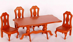 Игровой набор Haiyuanquan Обеденный стол со стульями 012-01B