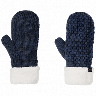 Варежки женские Jack Wolfskin Highloft Knit Mitten Women midnight blue
