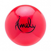 Мяч для художественной гимнастики Amely AGB-201 19 см red