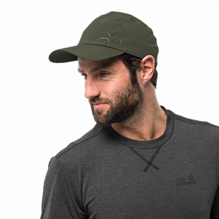 Кепка женская Jack Wolfskin Activate Fold-Away Cap woodland green