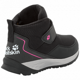 Полуботинки детские Jack Wolfskin Polar Wolf Low Vc K black / grey