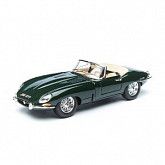 Машинка Bburago 1:18 Jaguar E Cabriolet 1961 (18-12046) green НОВОЕ ПОСТУПЛЕНИЕ