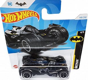 Машинка Hot Wheels Базовой коллекции Batman: Arkham Knight Batmobile 149/250 (5785 HTB22) mainline 2024