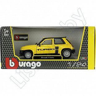 Машинка Bburago Renault 5 Turbo (18-21088) yellow