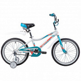 Велосипед Novatrack Novara 18" (2019) 185ANOVARA.WT9 White/Blue